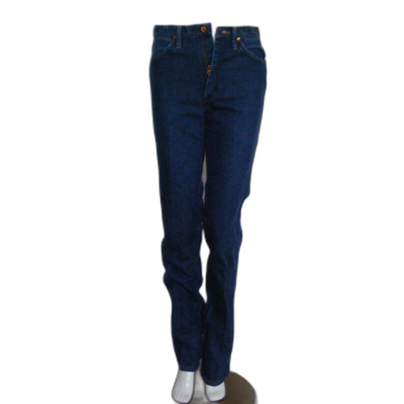 Vintage WRANGLER Jeans, 28, Dark Wash, Straight Leg, Made in USA, 100% Cotton - Picture 1 of 11